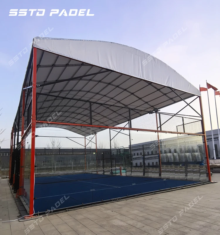 SSTD Padel Court Cover Completed Tennis Court plus Roof Paddle tennis court Ceiling Panoramic Roof