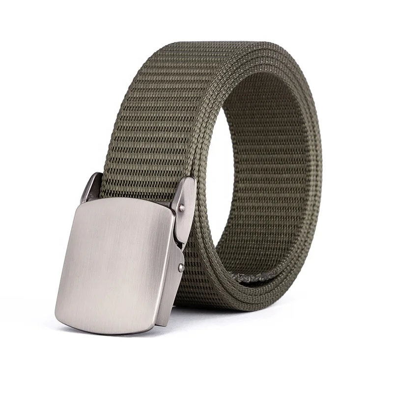 YAKEDA Olive Duty Utility Army Green Tactical Inner Belt with Metal Buckle