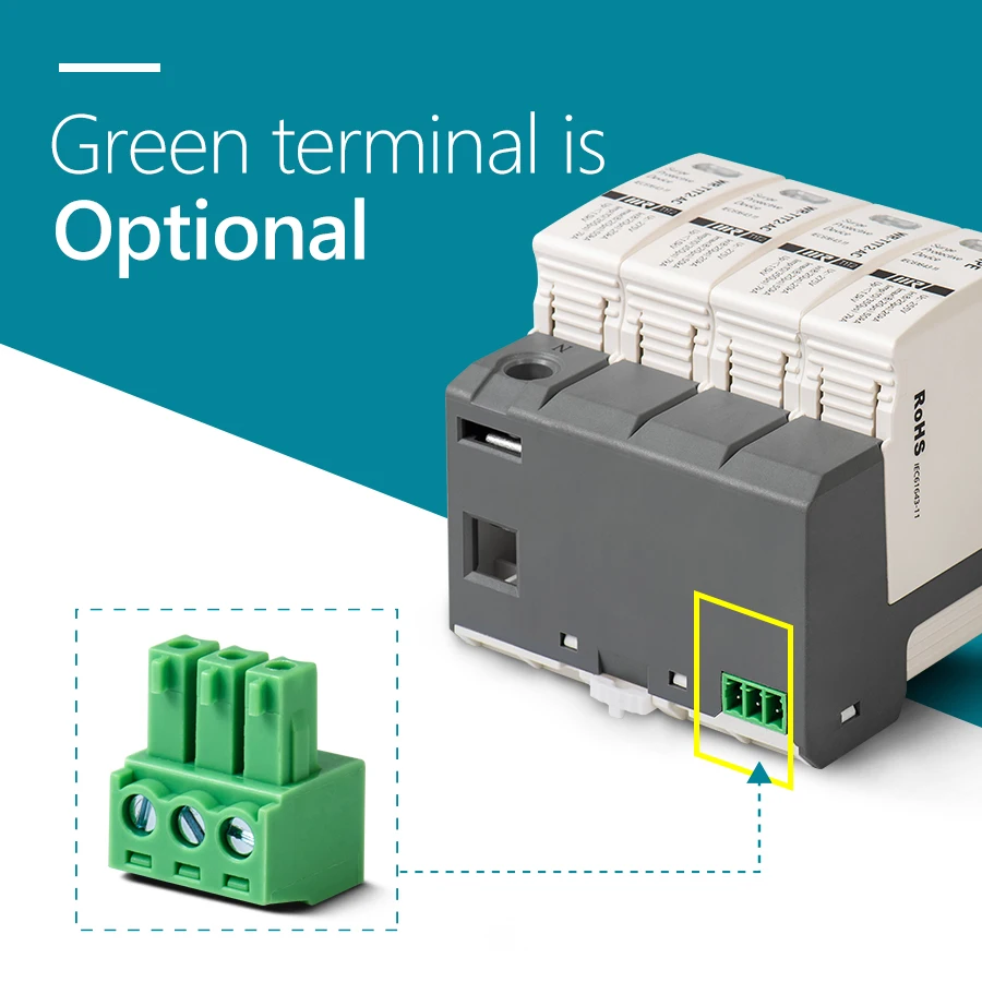 electrical equipment WR-T1-AC three pole Arrester power surge protector