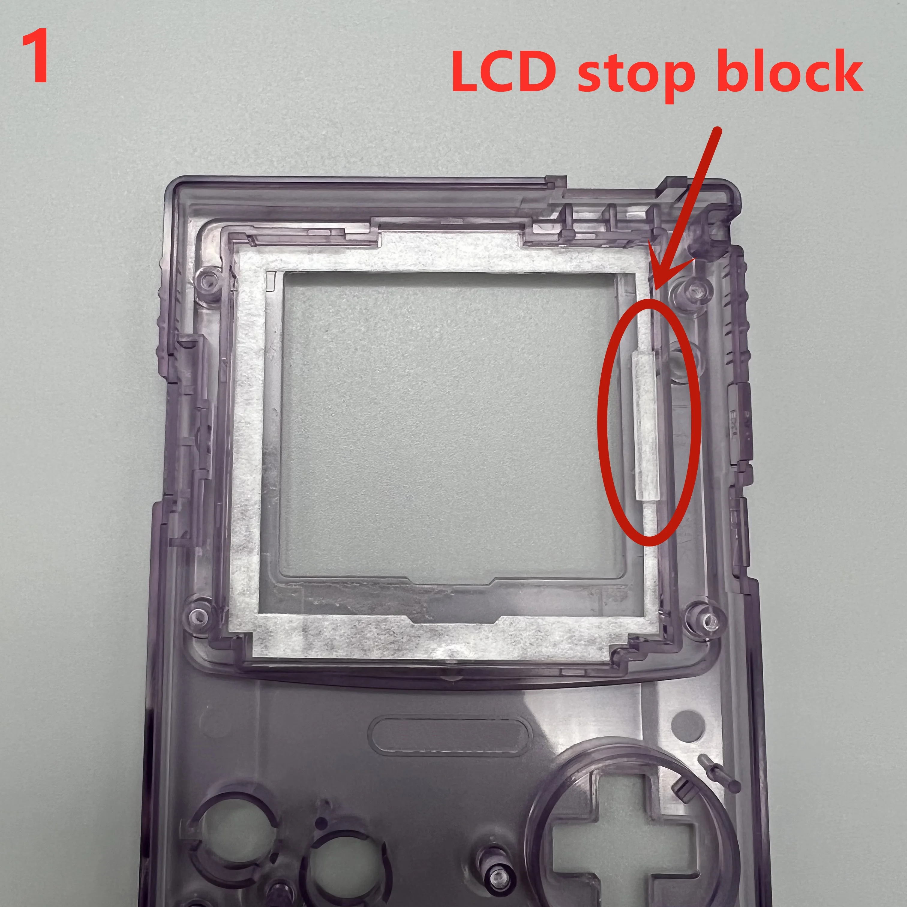 2.45 Inch original screen size for GAMEBOY COLOR for GBC high-brightness LCD point-  to-point no need cut shell