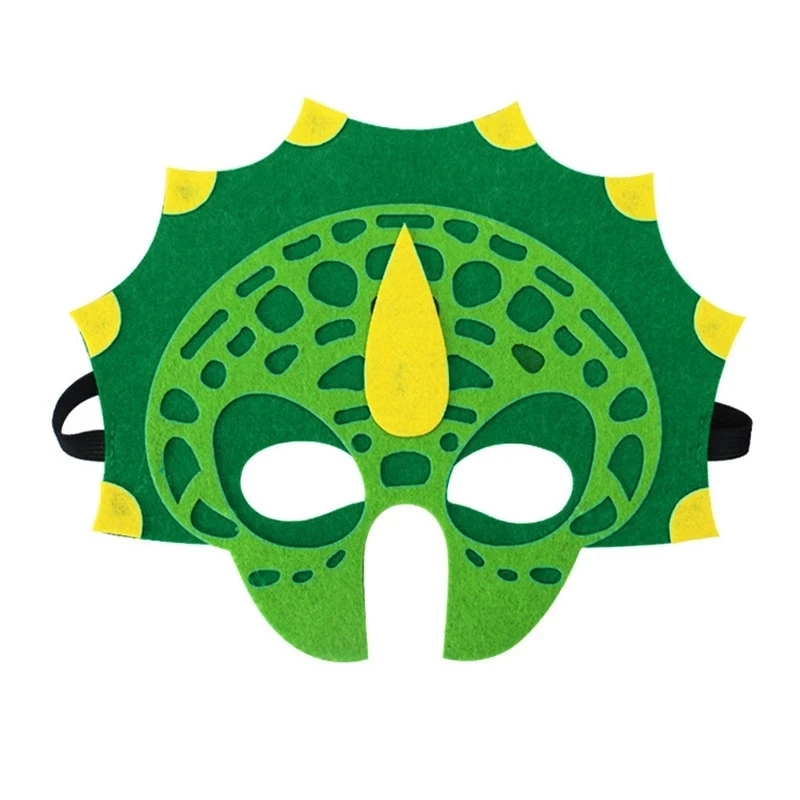 Dinosaur Felt Masks Cute Dino Costume Dress Up For Children Birthday Decoration