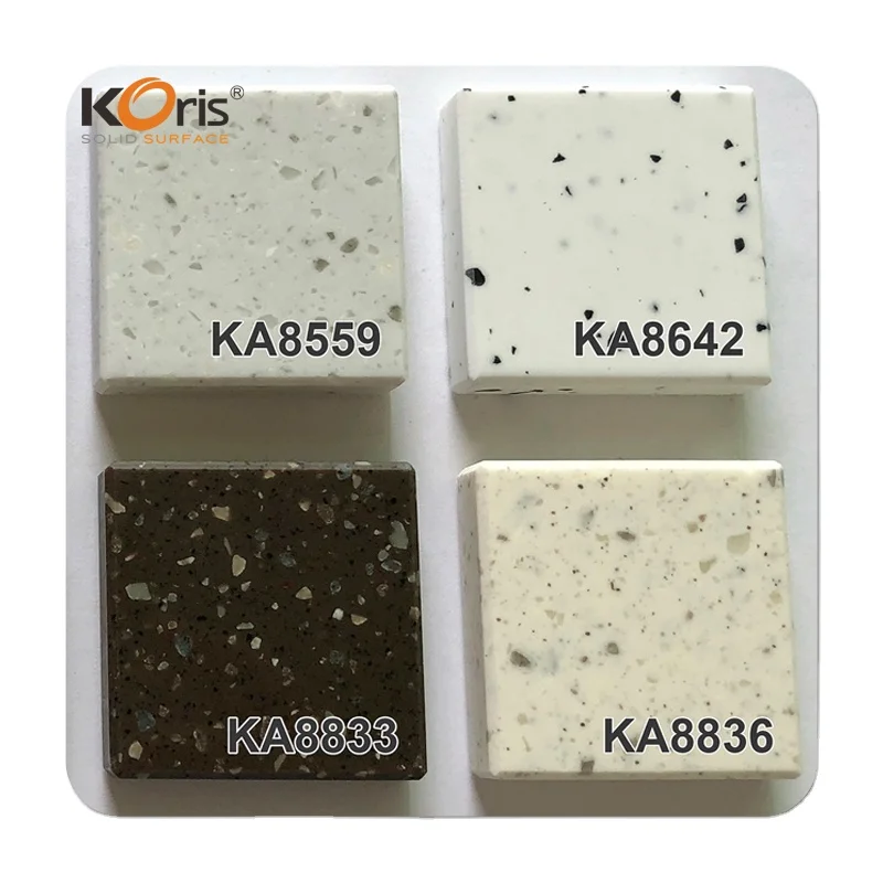 Koris composite modified and pure big slab artificial stone sheet artificial marble solid surface acrylic