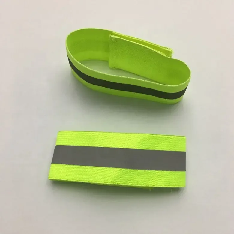 high visibility reflective Arm Band/factory wholesale Night Walking AND Cycling reflective safety arm strap band