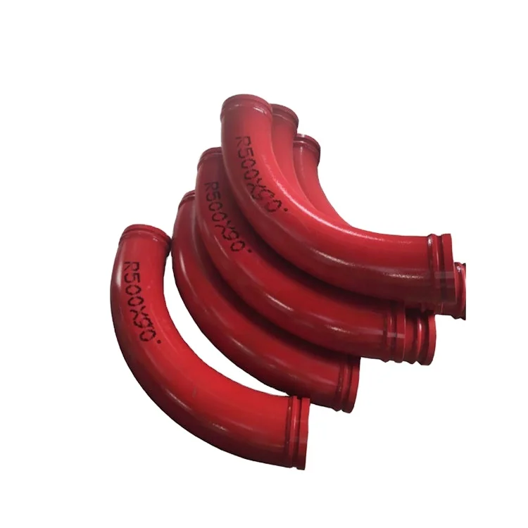 putzmeister concrete pump parts double layer pipe elbow low weight