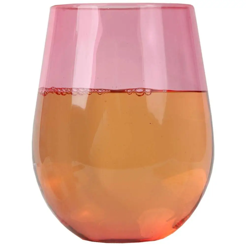 Home Unbreakable Acrylic Stemless Wine Plastic  Water Tumbler, Made of Shatterproof Plastic and Ideal for Indoor and Outdoor