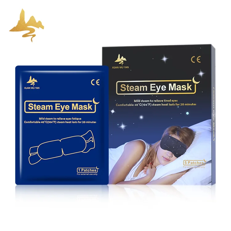 Wholesale Self Heating Sleeping Patch Disposable Steam Eye Mask To Relieve Eyes Fatigue