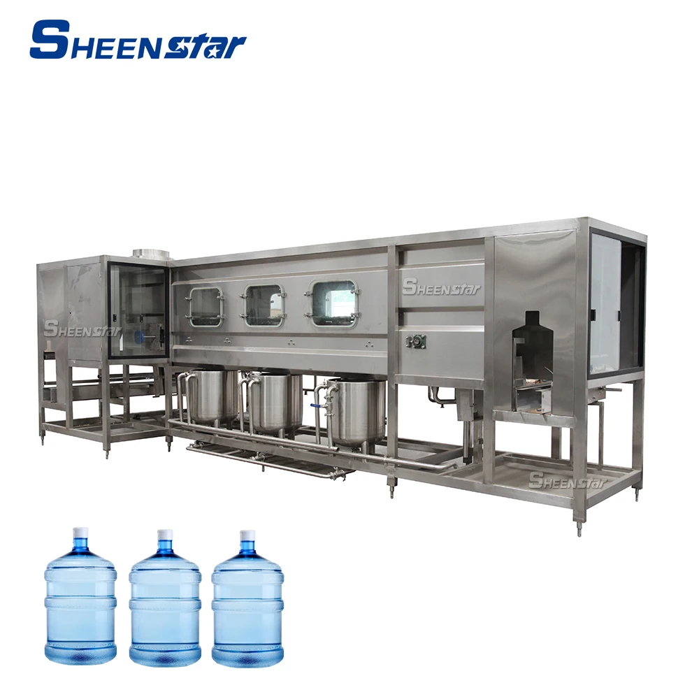 450 bph automatic 5 gallon bottled water filling machine