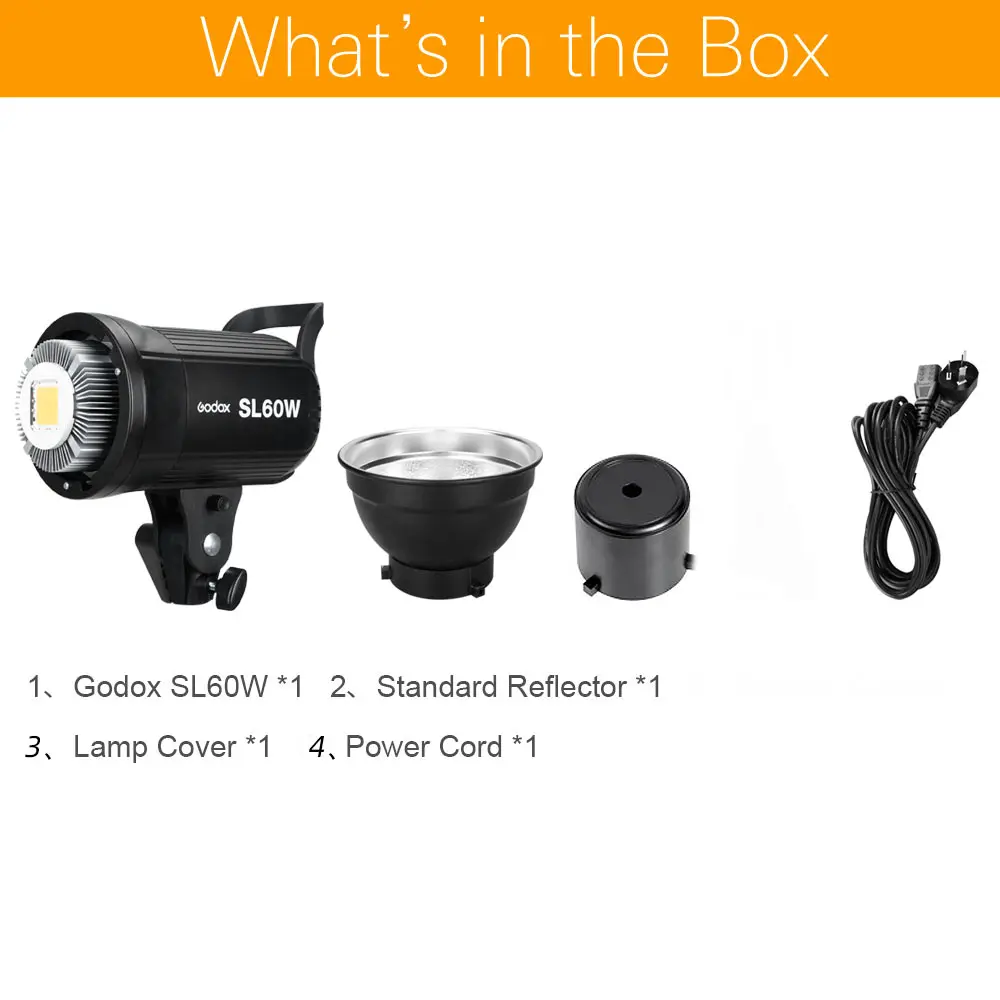 Светодиодный видеосигнал Godox SL-60W SL60W 5600K белый вариант для видеосъемки Набор для непрерывного освещения Bowens для фотостудии видео запись