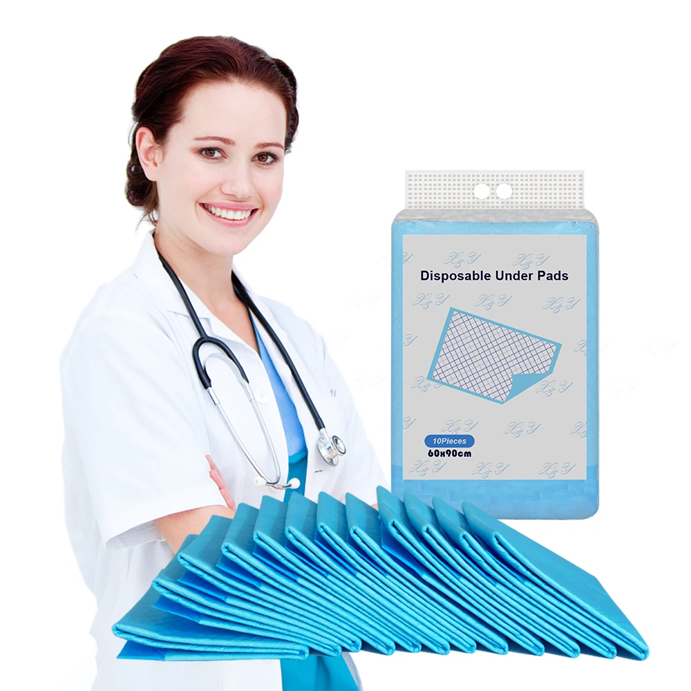 Disposable absorbent non-woven underpads 60x90 with good quality under pads