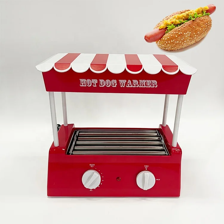 Restaurant Fast Food Sausage Equipment Hot Dog Roller Grill /Hot Dog Warmer With Bun Warmer Hot Dog Machine
