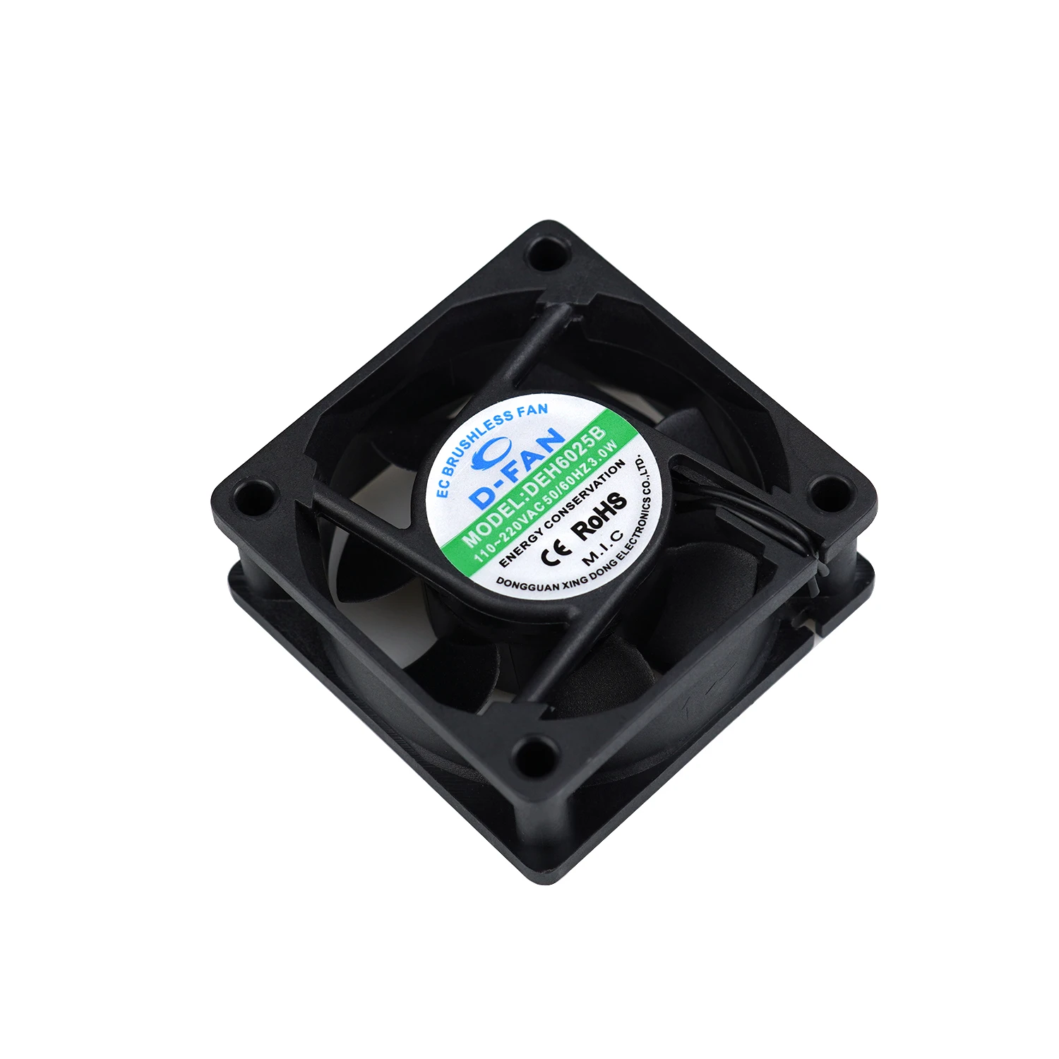 60x60x25 axial cooling fan 60mm 12 volt 110v 220v silent brushless silent fan