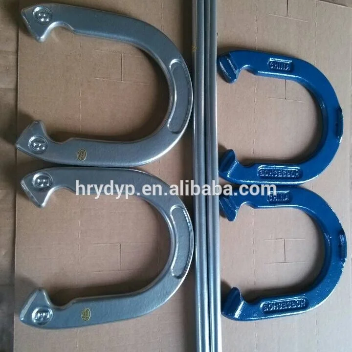 Iron Casting horseshoe game with two steel stakes for fun HRHS05