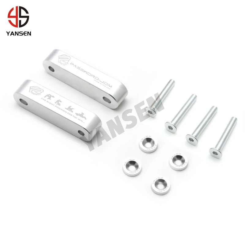 JDMPASSWORD Hood Vent Spacer Riser Kit For Honda Civic EK EF Acura Integra jdm accessories