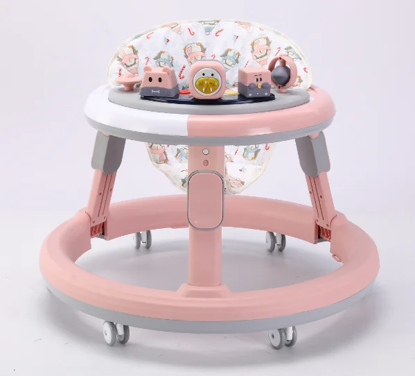 2024 New Children Adjustable Foldable Push Baby Toys Baby Walker stroller with Wheels and Music