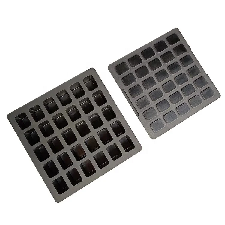 Customize casting carbon graphite ingot mold for gold silver aluminum melting