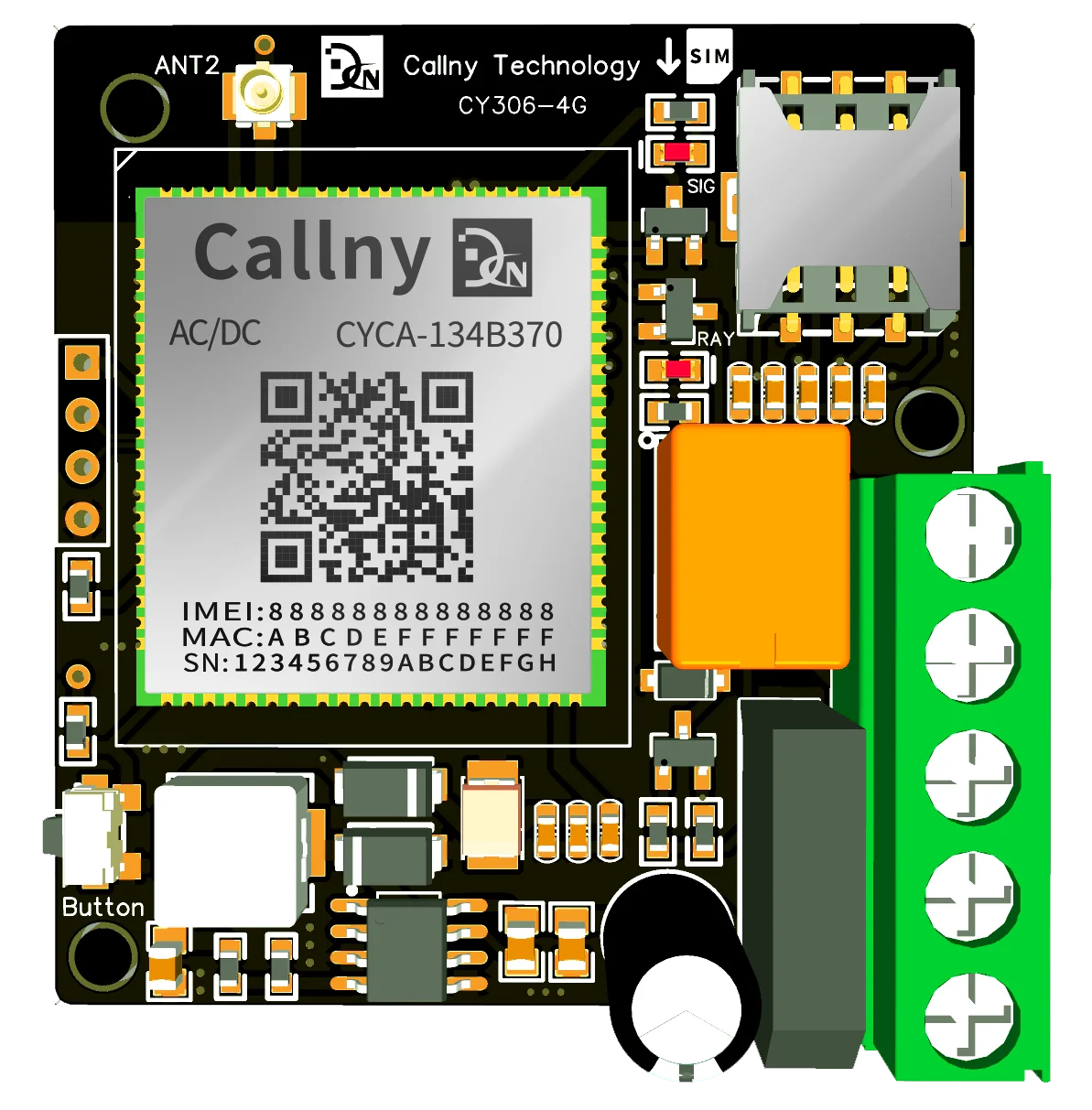 CY306 GSM Gate Relay 4G Controller Board Universal Phone Call SIM Message to Opener Door Or Gate Freely