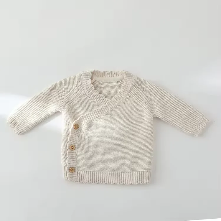 100% вязаный кардиган из натурального хлопка