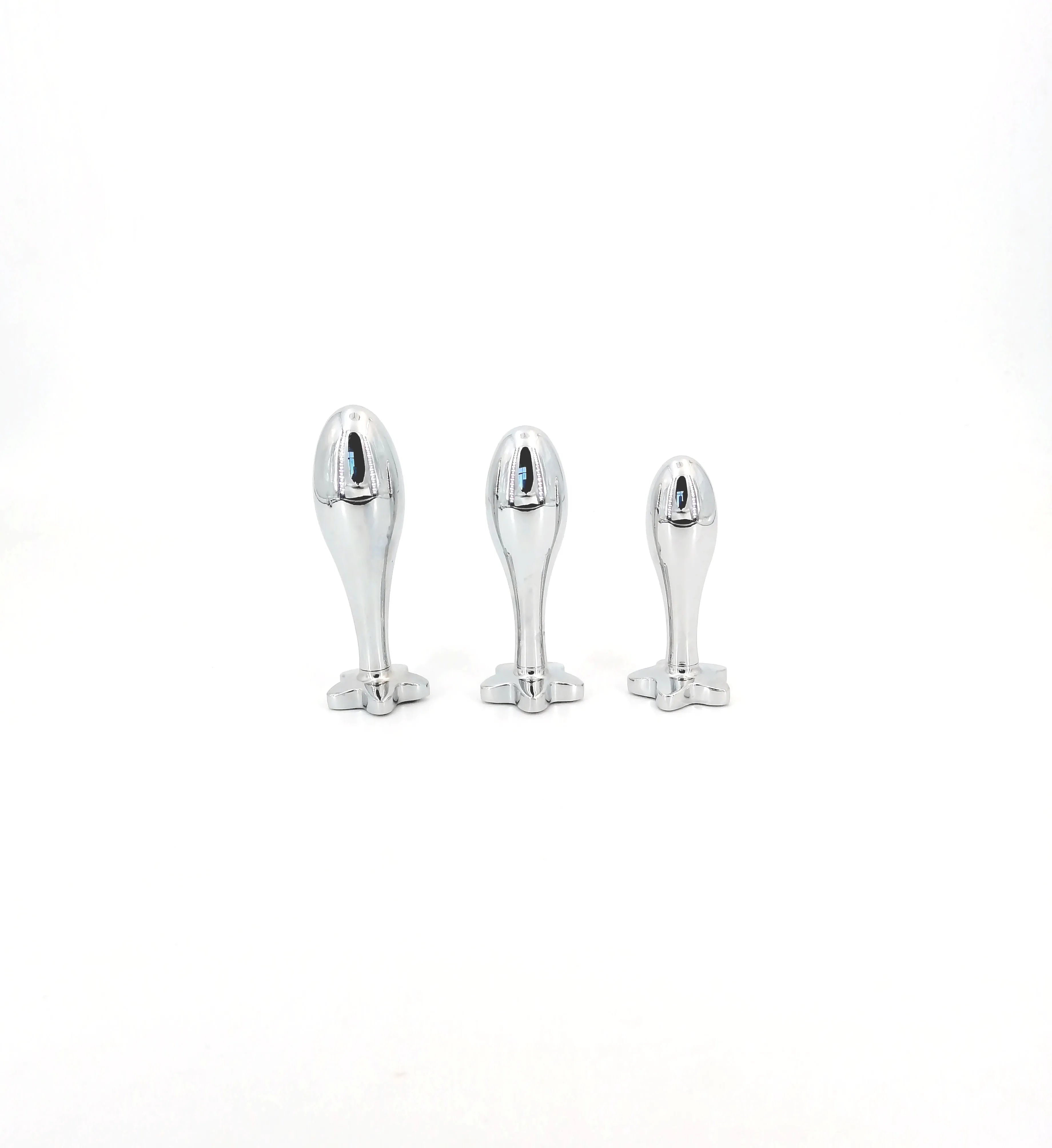 Factory Wholesale  Anal Plug Stainless Steel Jewel Cheap Anal Sex Toys Dilator Multi Size removable Butt Plug