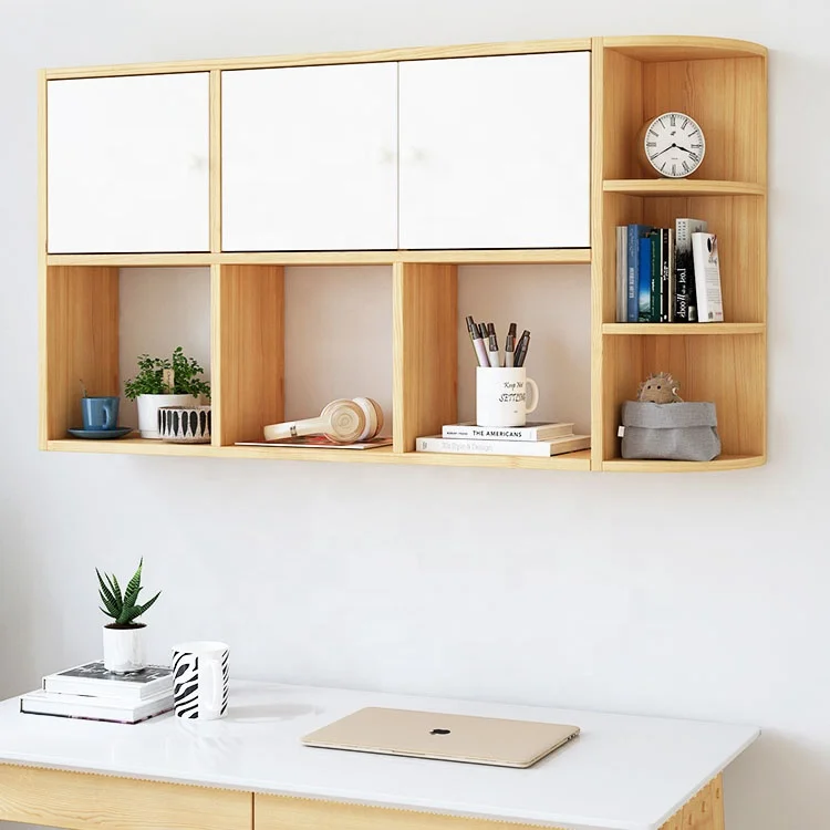 Пользовательский дизайн для гостиной хранения спальни настенная книжная полка