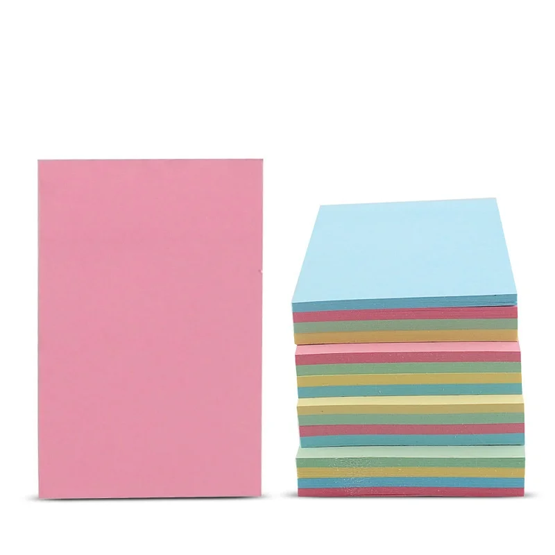 High Quality Customized Printing Recyclable Sticky Note School Stationary Different Shaped Sticky Note Memo Pad