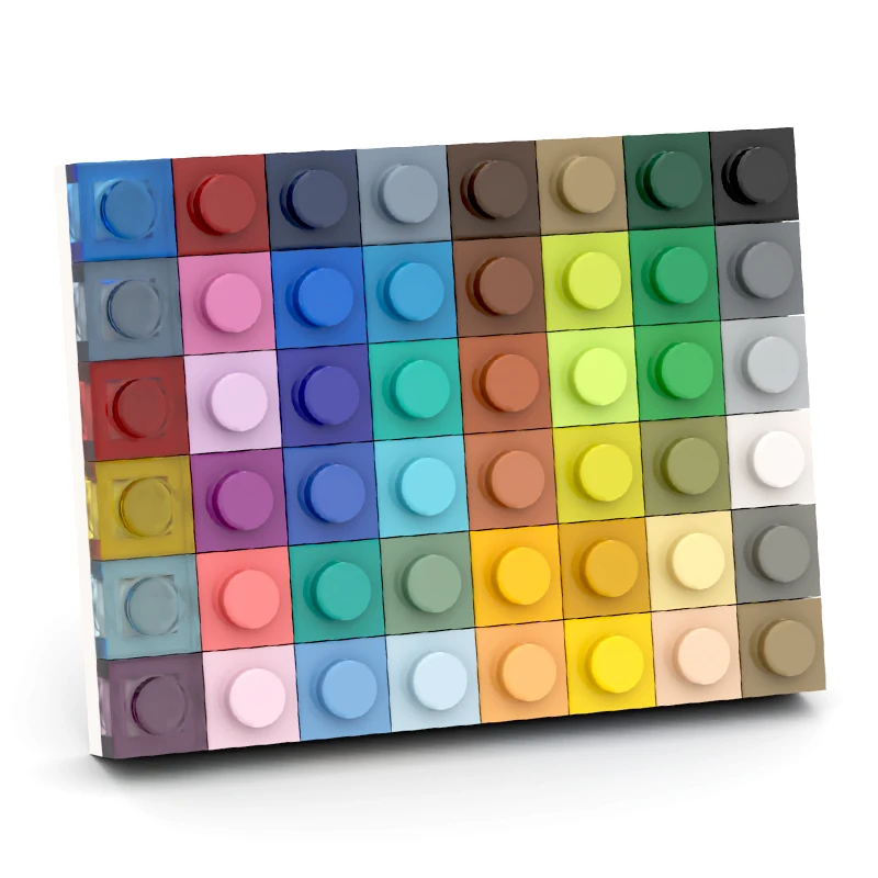 1*1 block Model kits Building block for kids 1x1 Toy bricks colorful building parts MOC brick model 3024 building sets