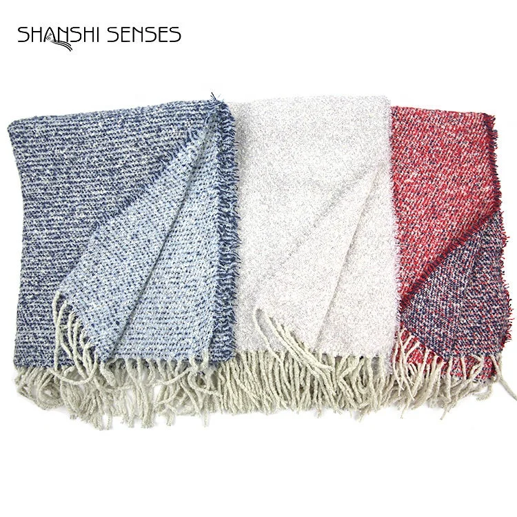 Chunky Pashmina Scarf 100% Polyester Shawl Scarf