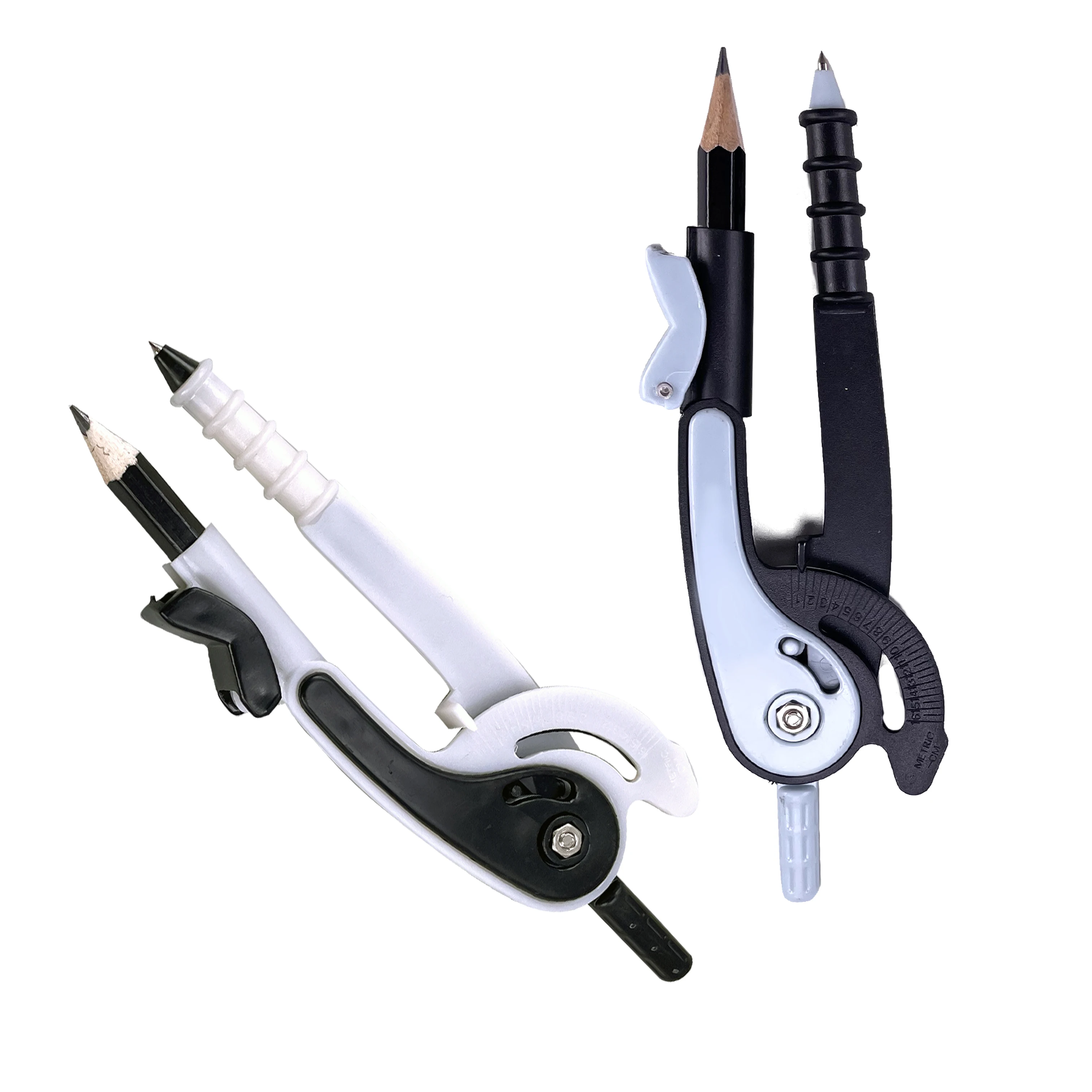 quality multi-functional plastic compass math tool for primary junior  compass