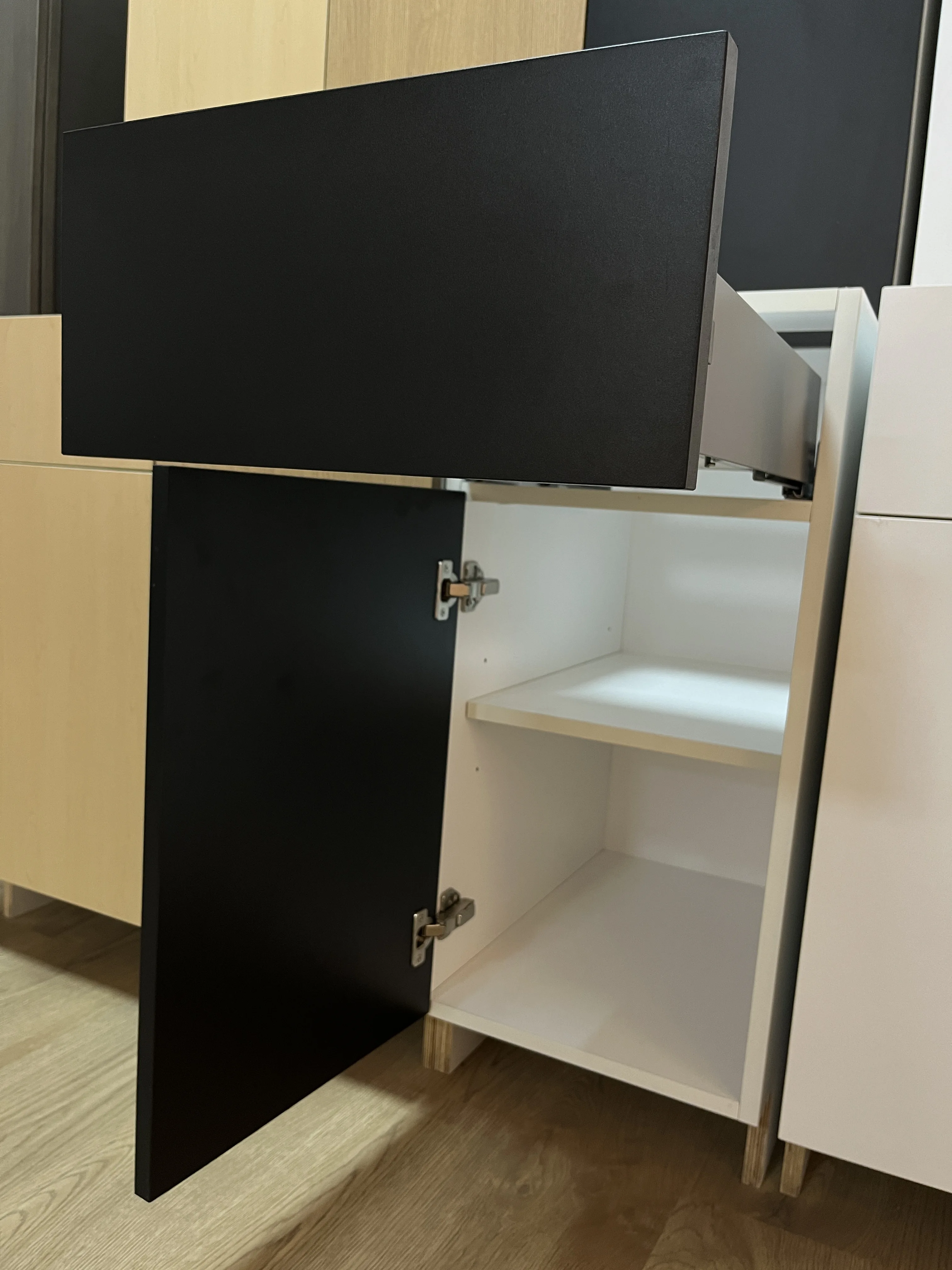 Modern Design American Standard Solid Wood MDF Plywood RTA Kitchen Cabinets Set for Wholesaler