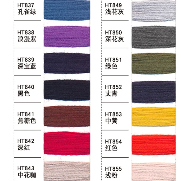  High Quality 2 Strands Thick Knitting Yarn Spray Dyed Custom Color Acrylic Blended Wool Non Ball