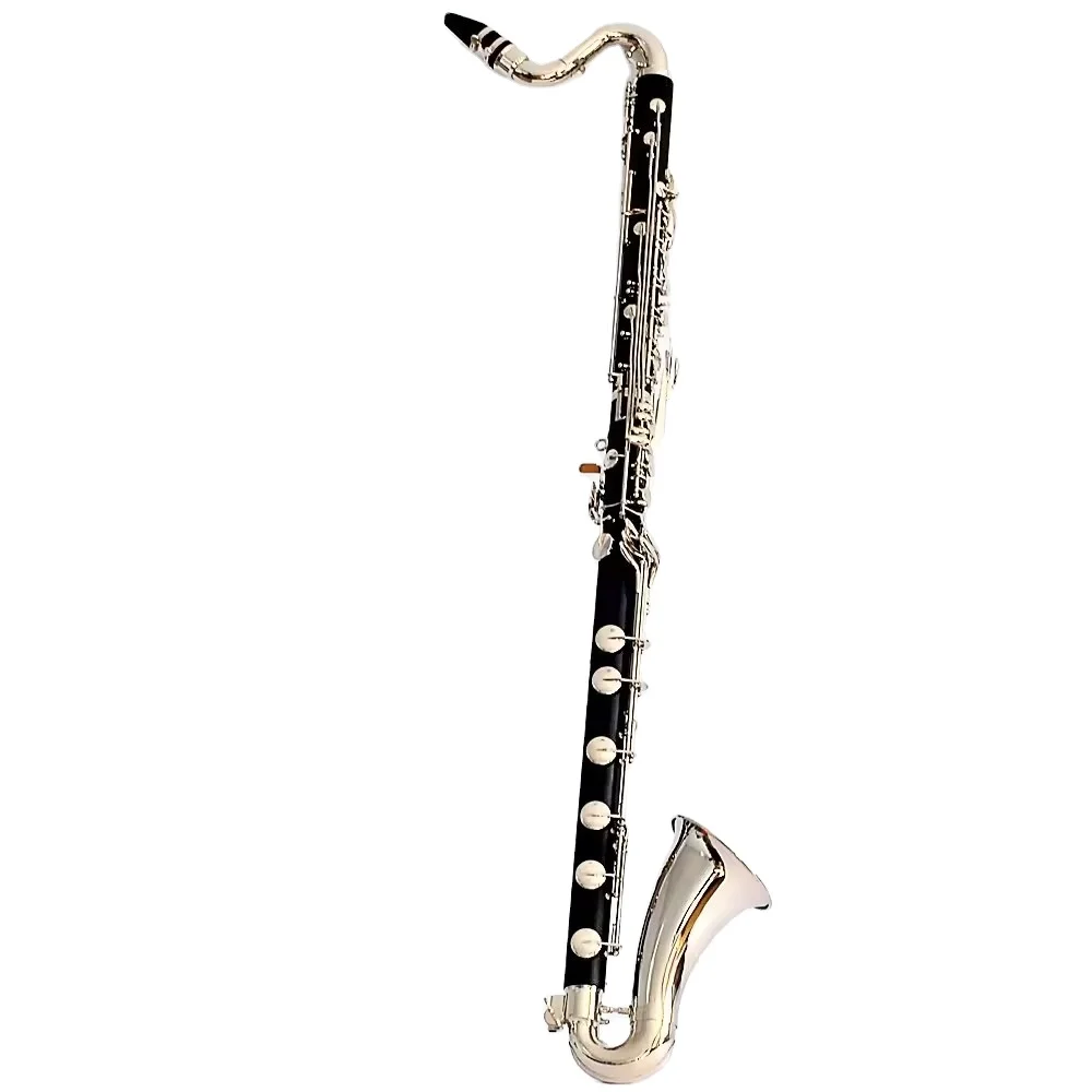 Factory low C bass clarinet in musical instrument cheap clarinet for sale