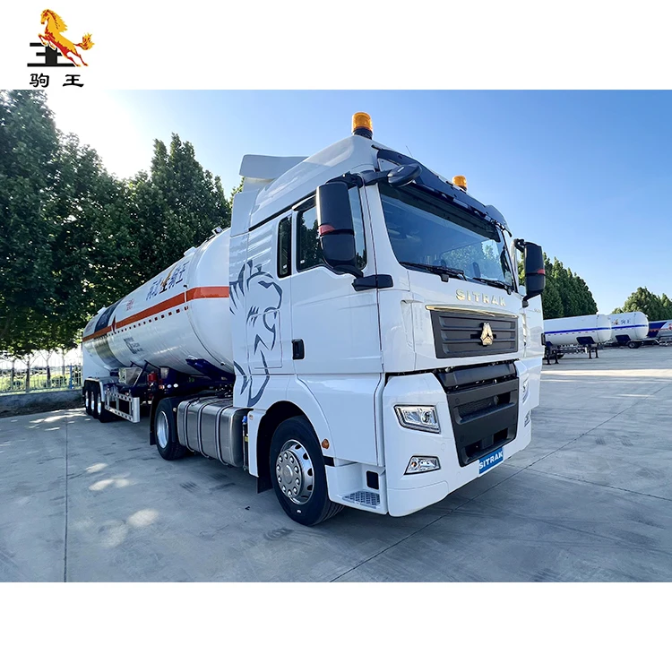 Premium Quality Big volume 52.6 cubic meter Cryogenic Liquid Ethane Tank Transport Semi Trailer