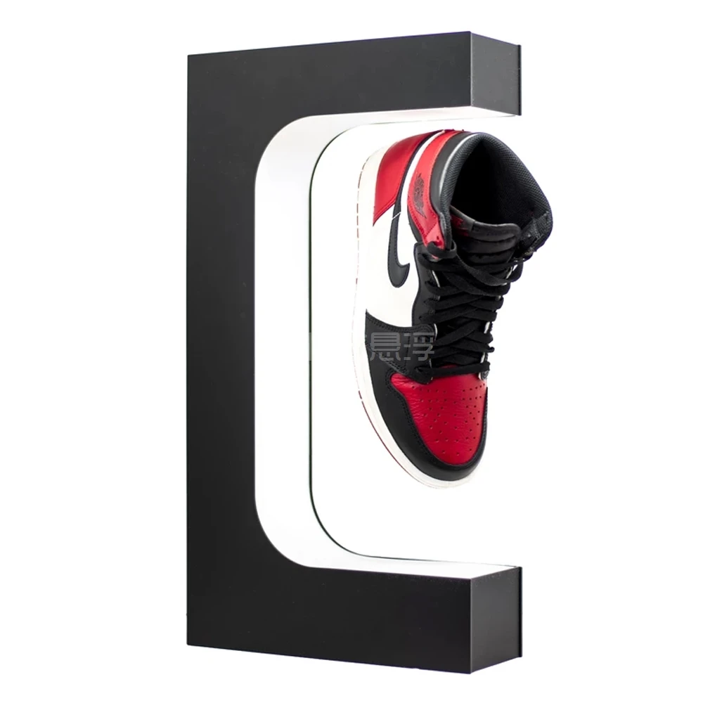 Levitation Shoes Rotation Magnetic Floating Shoes Display Racks with LED Light