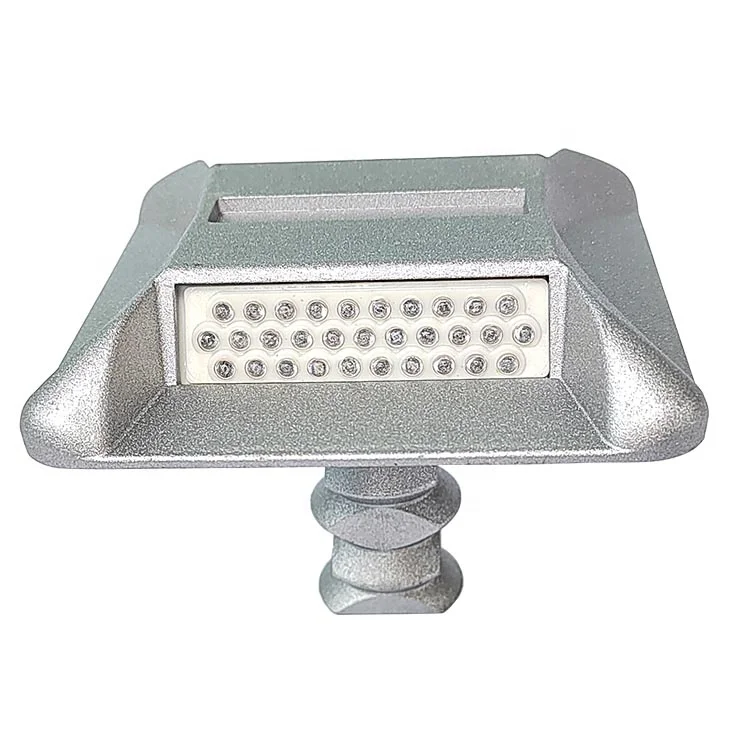 Manufacturer Customized Square Road Reflector Cat Eye Glass Aluminum Driveway Marker Traffic Reflective Road Stud