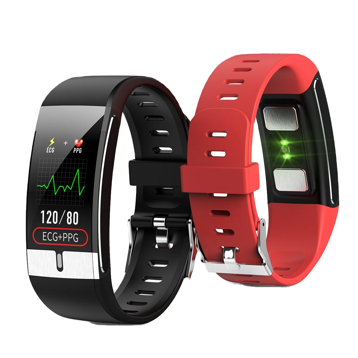 E66  ECG+PPG+HRV+AI diagnosis Body Temperature Blood Pressure Blood Oxygen Sleep Monitor Professional Swimming water proof