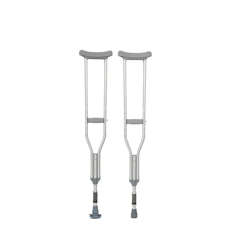 Adjustable height walking portable medical hands free aluminum elbow underarm crutches price