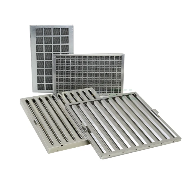 Factory promotional grease filter kitchen chimney filters hood baffle filter