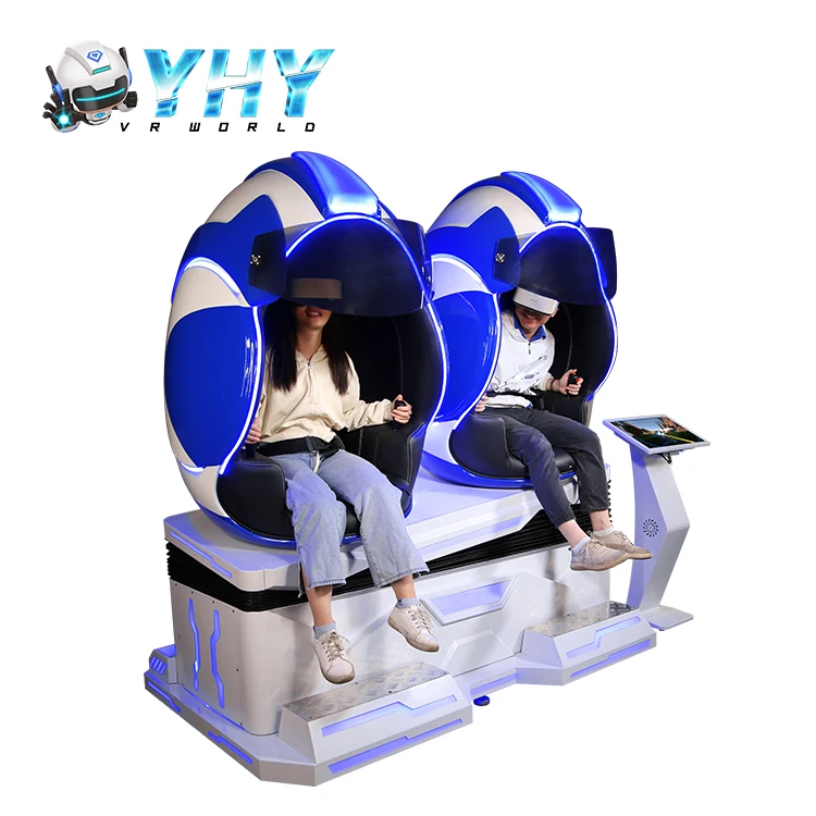 Каркас из стекловолокна YHY, 2-х местный игровой автомат для стрельбы, симулятор виртуальной реальности, кресло 9D Egg Vr Cinema