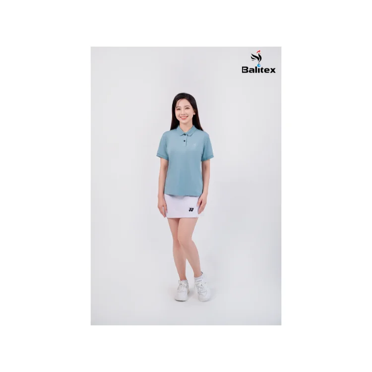 Лидер продаж женская рубашка-поло классического дизайна с коротким рукавом пакет из пластикового пакета от вьетнамской фабрики
