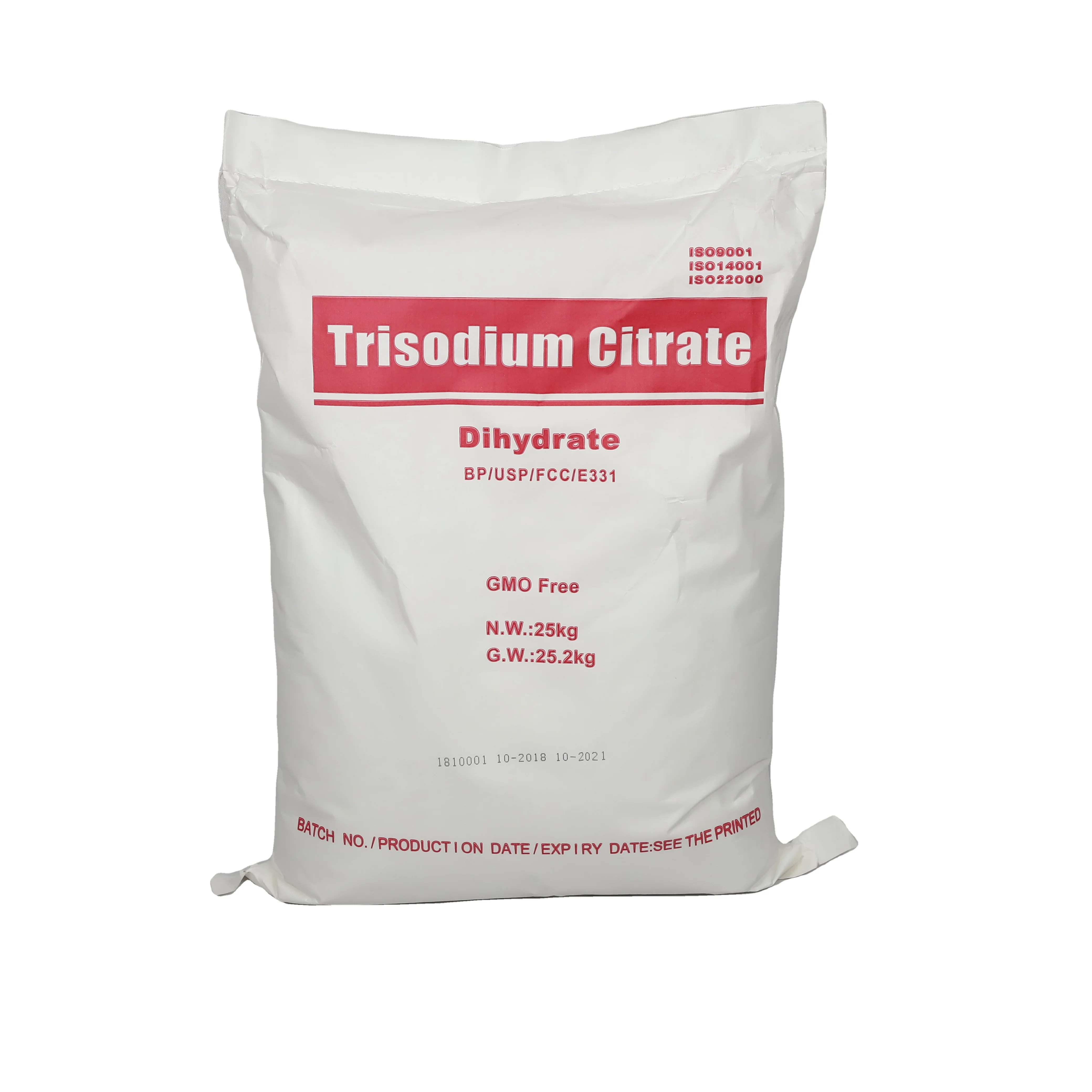 
Food Additive Citric Acid Monohydrate/ Anhydrous/ Sodium Citrates E330 Bp/USP 