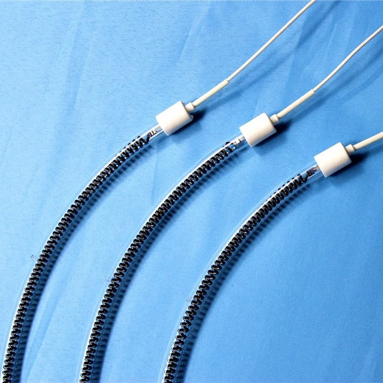 Дугообразная инфракрасная кварцевая нагревательная трубка из углеродного волокна для лампы домашнего обогревателя