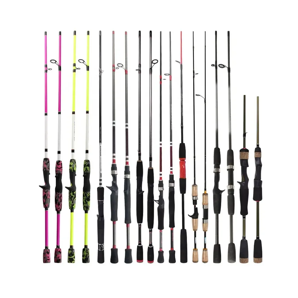 Рыболовная удочка Weihai телескопическая из углеродного волокна с индивидуальным логотипом от производителя