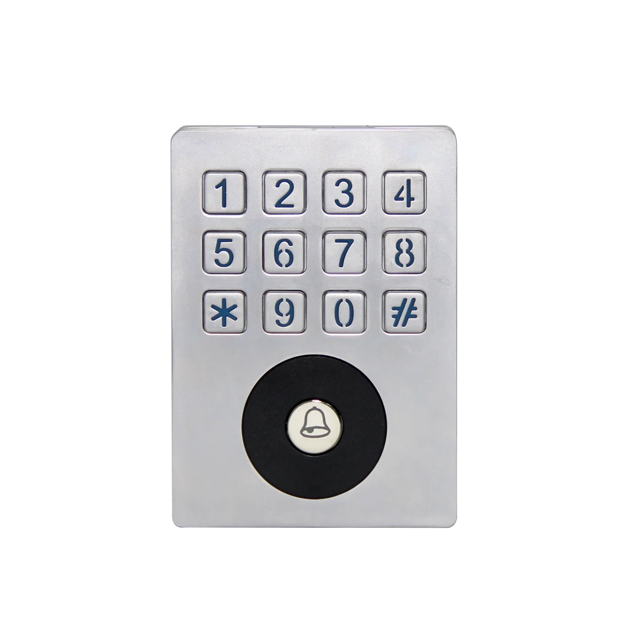 ZRT383E Zinc Alloy Casing RFID 125KHz Stand Alone EM ID Card Reader With Backlit Keypad For Single Door Access Control System