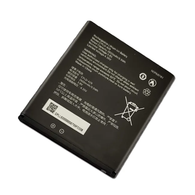 Гуанчжоу Китай телефон батарея отличного качества 2600 мА/ч, Вертикальный чехол-книжка для COOLPAD CPLD-429