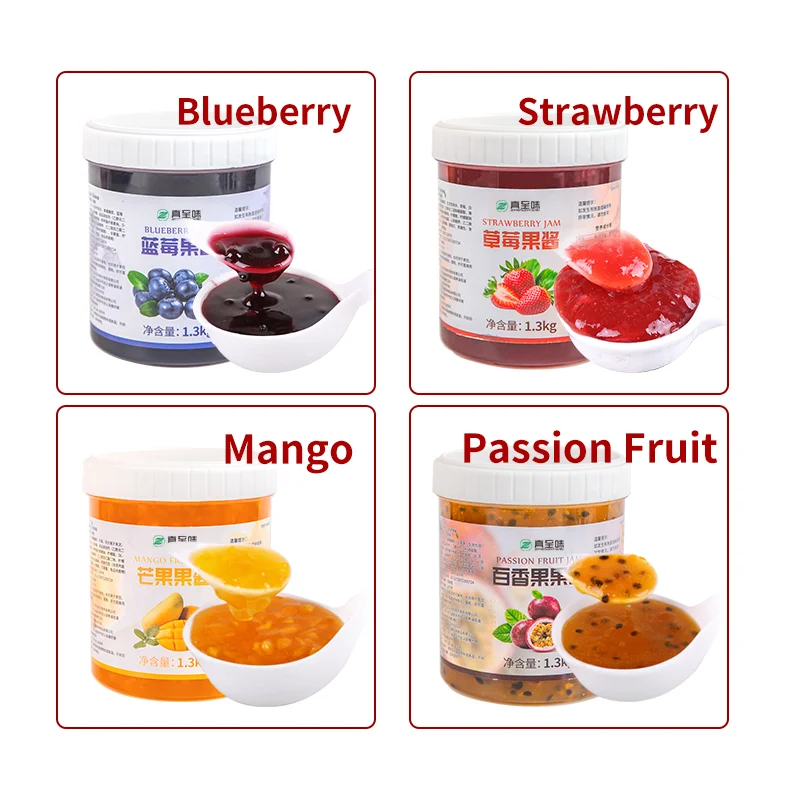 Premium 2kg Blueberry Jam China Healthy Fruit Spread No Added Sugar for Foodservice Wholesale Custom Labels Low Price
