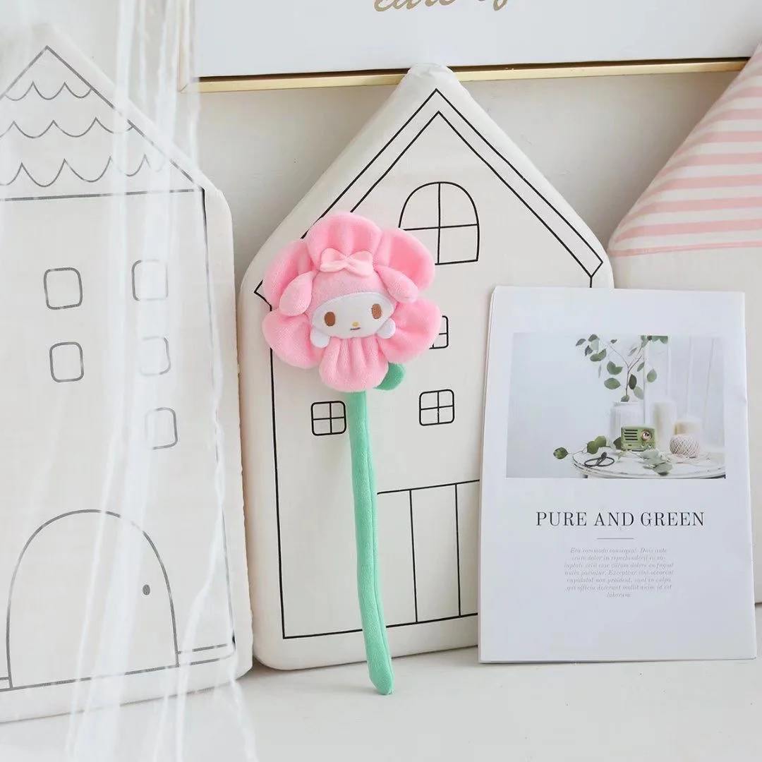 New Arrival Colorful Stuffed Flowers Plush Toy Durable Bouquet plush stuffed flowers