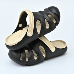 Crocs for men Beach leisure ant-collision sandals unisex outdoor summer soft black shoes women fashion garden slippers EVA clogs