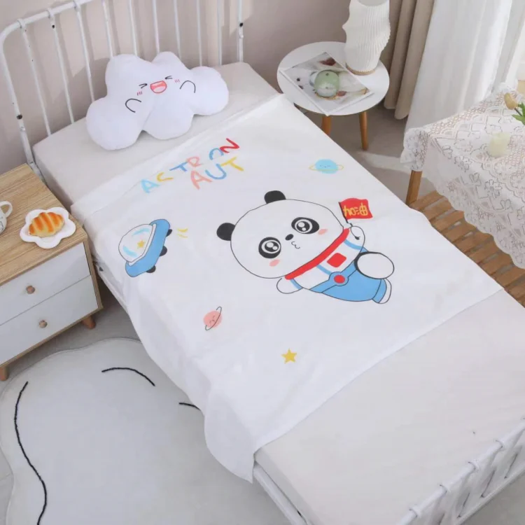 100 Cotton Jersey Knit Fitted Crib Sheet for Standard Crib and Toddler Mattresses Plain Accessories Anti Technics Style Fabric