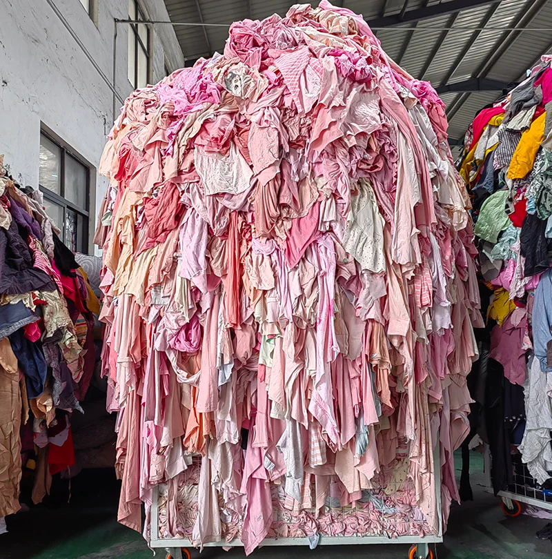 Light Color Textile Cotton Waste Used Rags Cotton Industrial Cleaning Wiping Rags