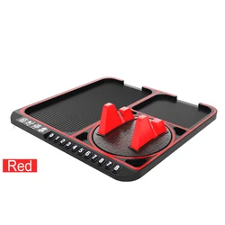 Anti-Slip Silicone Car Phone Dashboard Pad Mat,Hands-free Cell Phone Holder For Car/Home/Office Compatible With iPhone 7 7P 6s 6