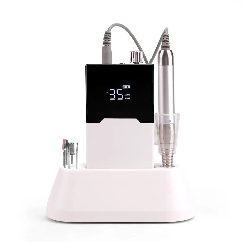 2023 New Tiktok Wholesale Professional Women Tungsten Steel Nail Drill Manicure Carbide Rainbow Drill Bits for Nail Drill